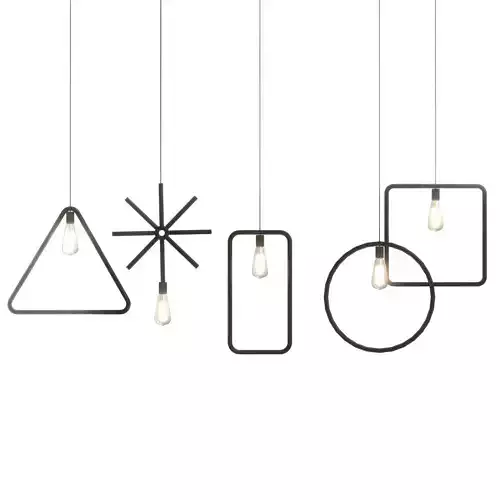 Vintage set of pendants