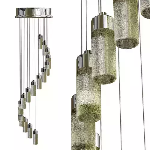 Poersi spiral chandelier