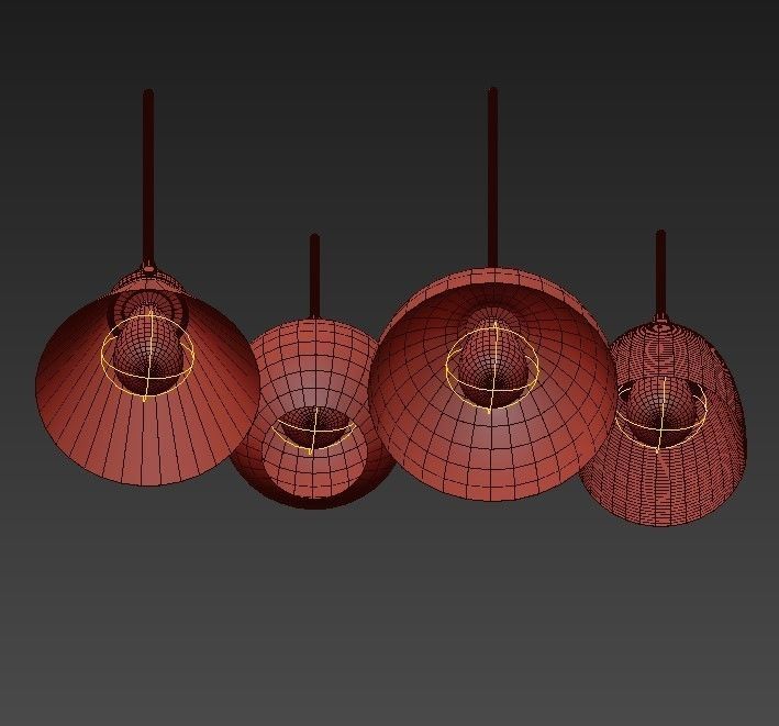 RH chandelier 3D model_3