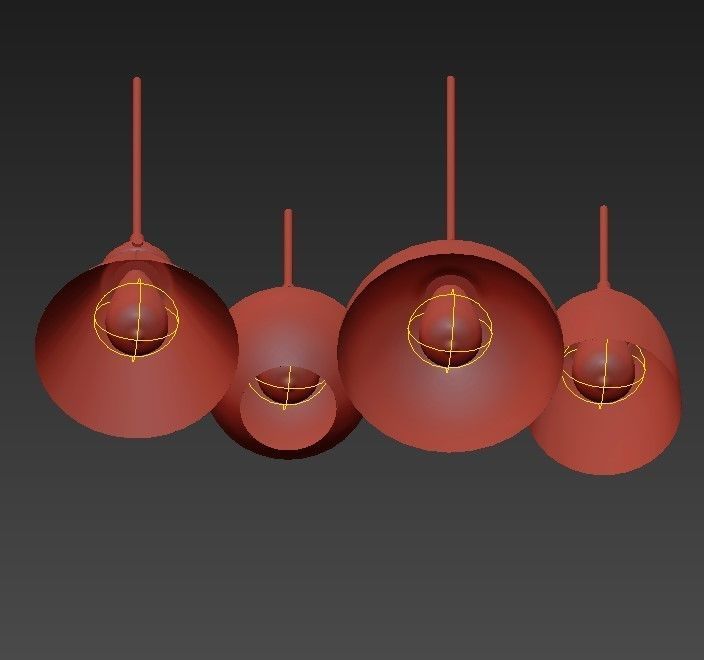 RH chandelier 3D model_1