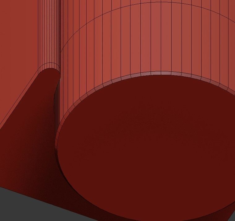 Restoration person wall sconce 3D model_4