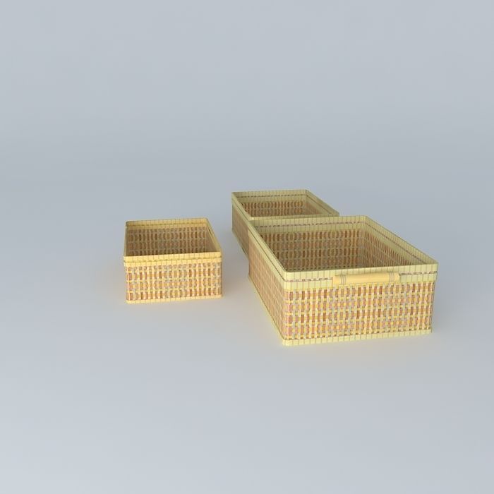 BAMBOO BASKET Free 3D model_2
