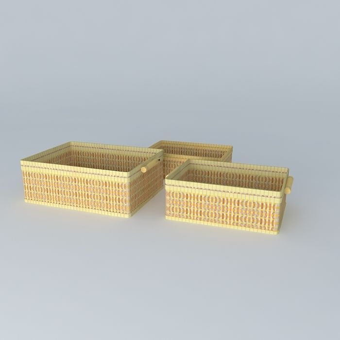BAMBOO BASKET Free 3D model_1