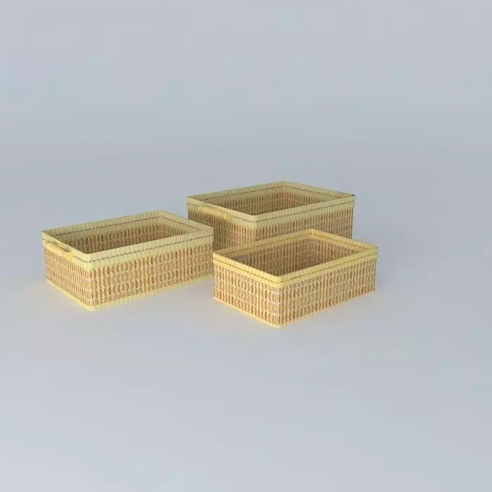 BAMBOO BASKET Free 3D model_0