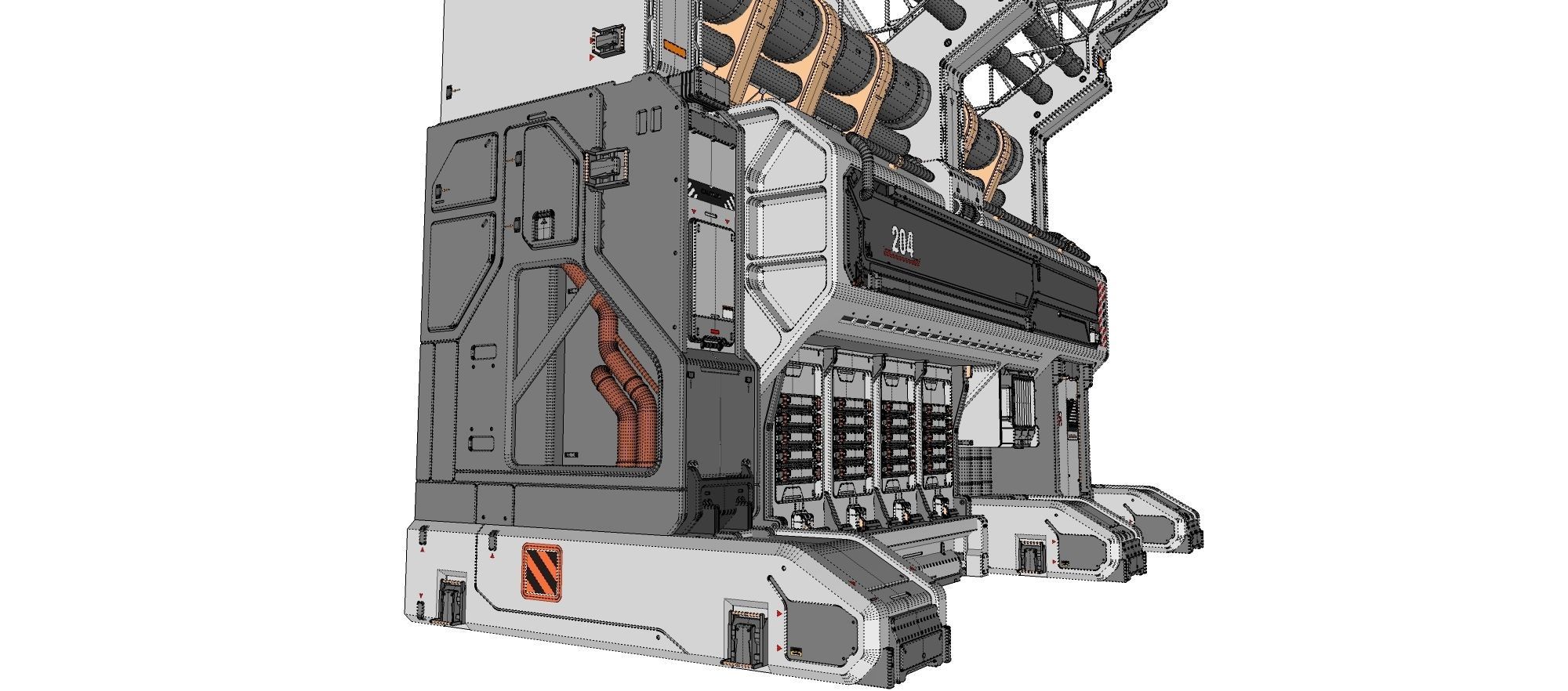 Sci Fi Modular Environment 3 3D model_33