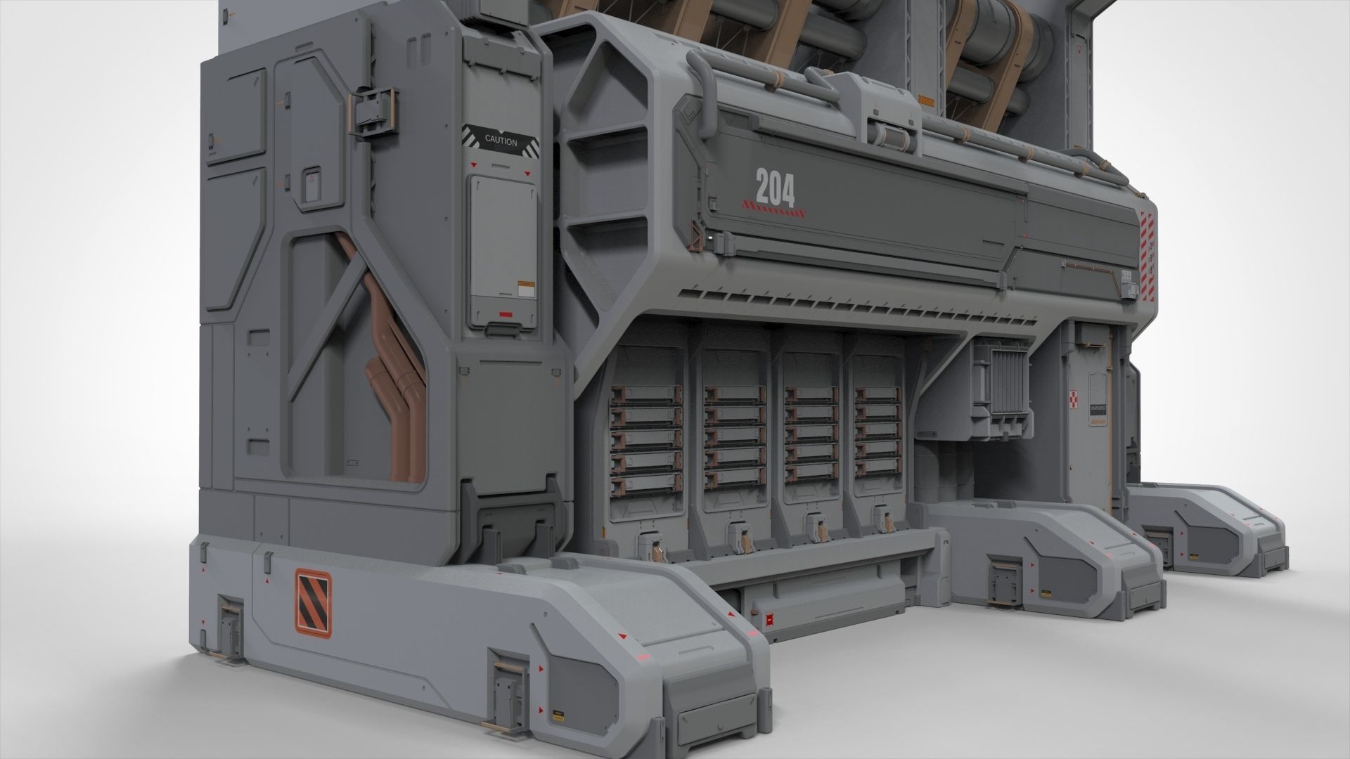 Sci Fi Modular Environment 3 3D model_6