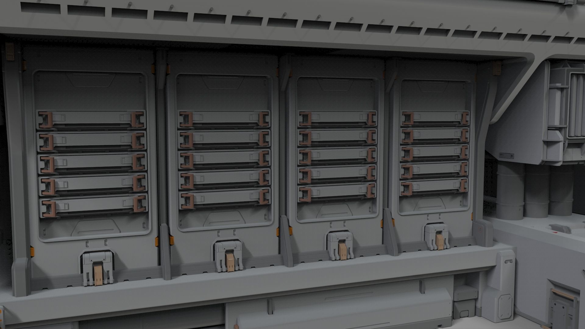 Sci Fi Modular Environment 3 3D model_11