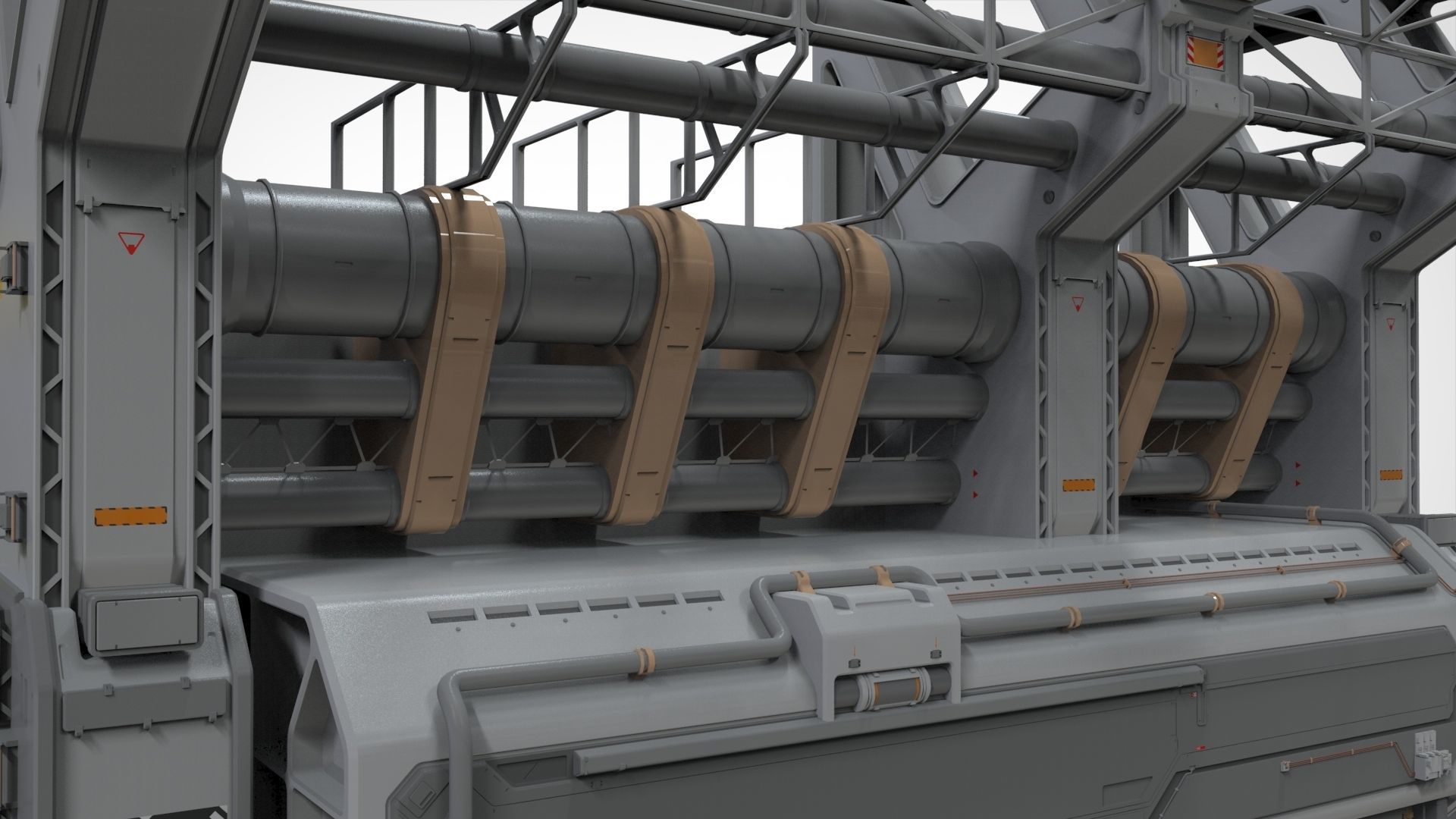 Sci Fi Modular Environment 3 3D model_23