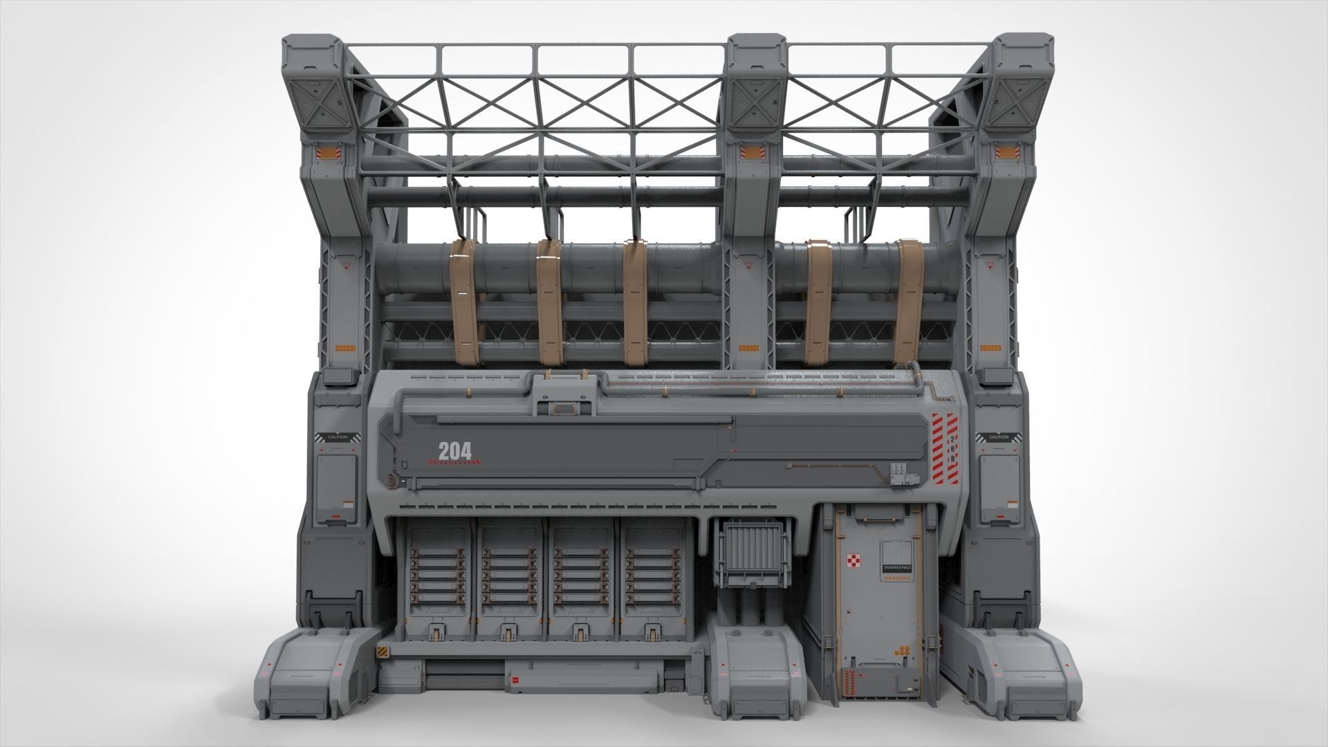 Sci Fi Modular Environment 3 3D model_2