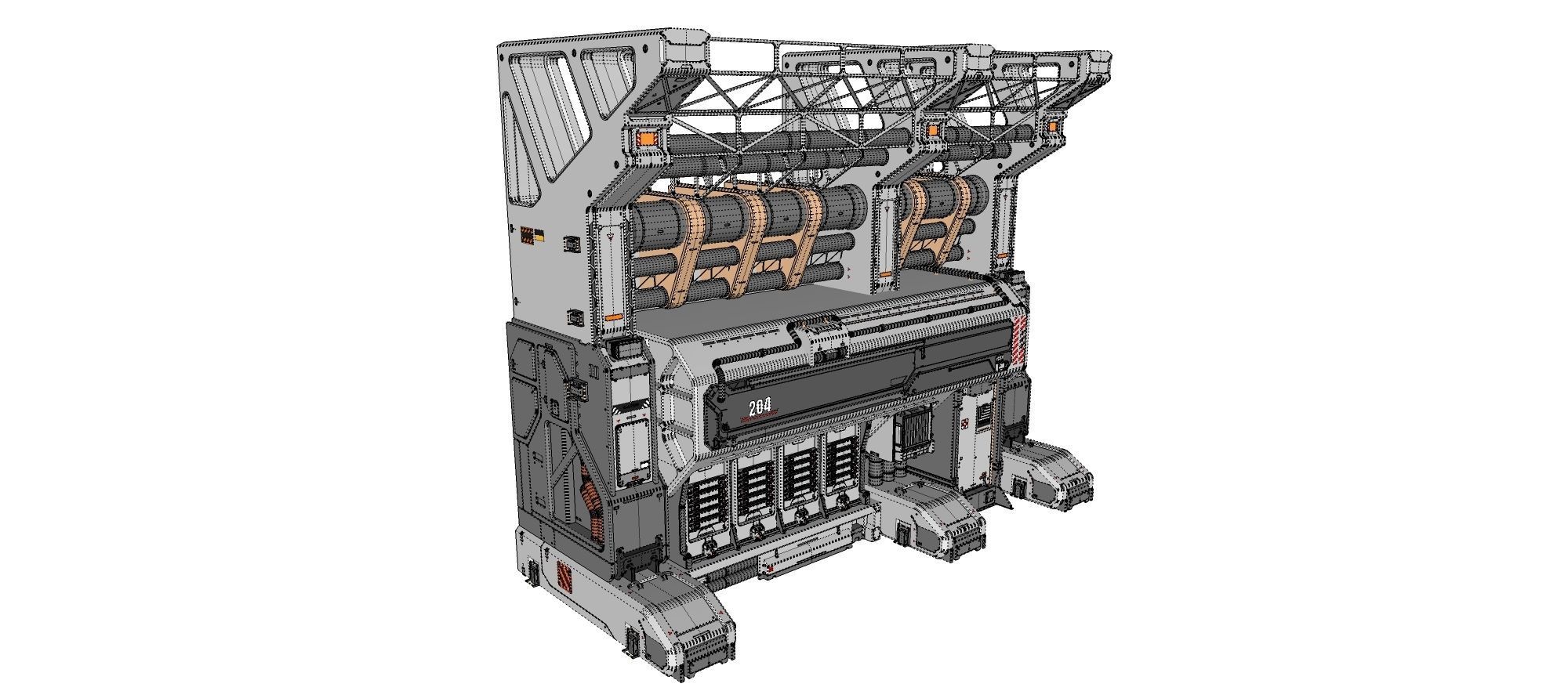 Sci Fi Modular Environment 3 3D model_28