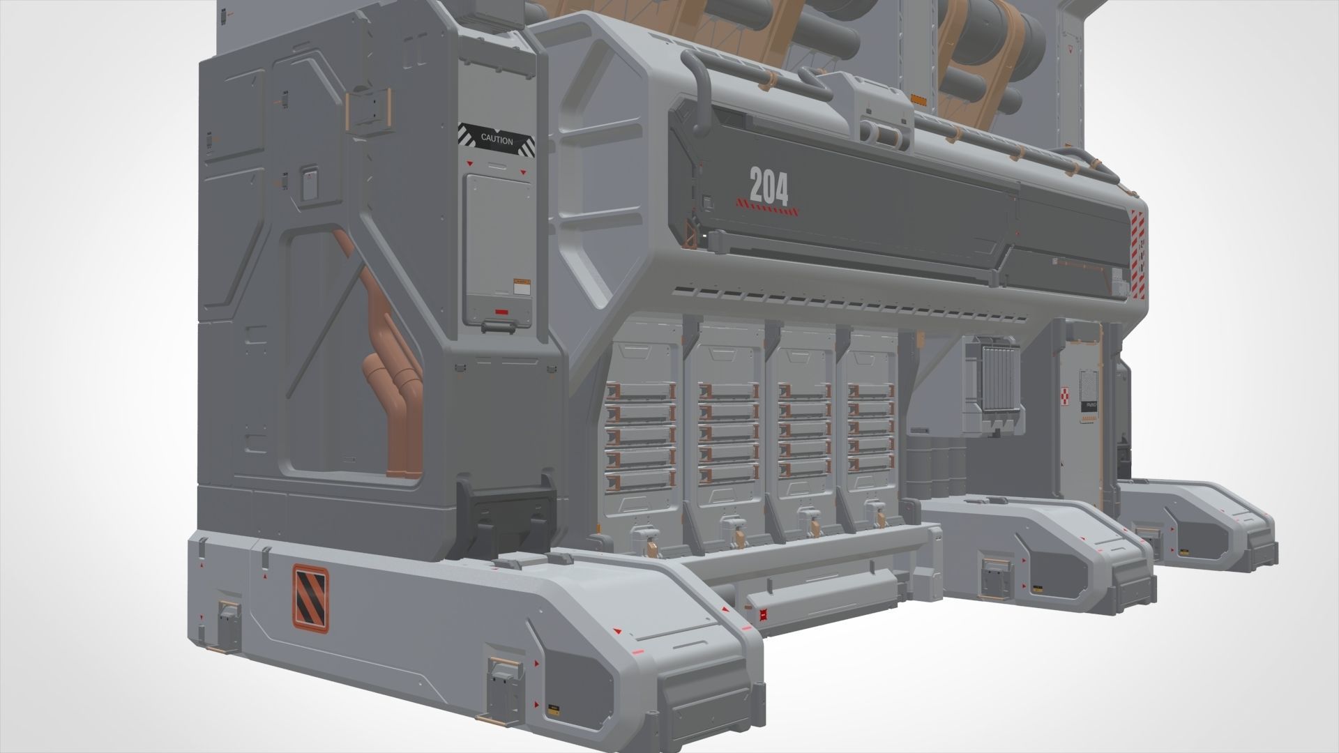 Sci Fi Modular Environment 3 3D model_7