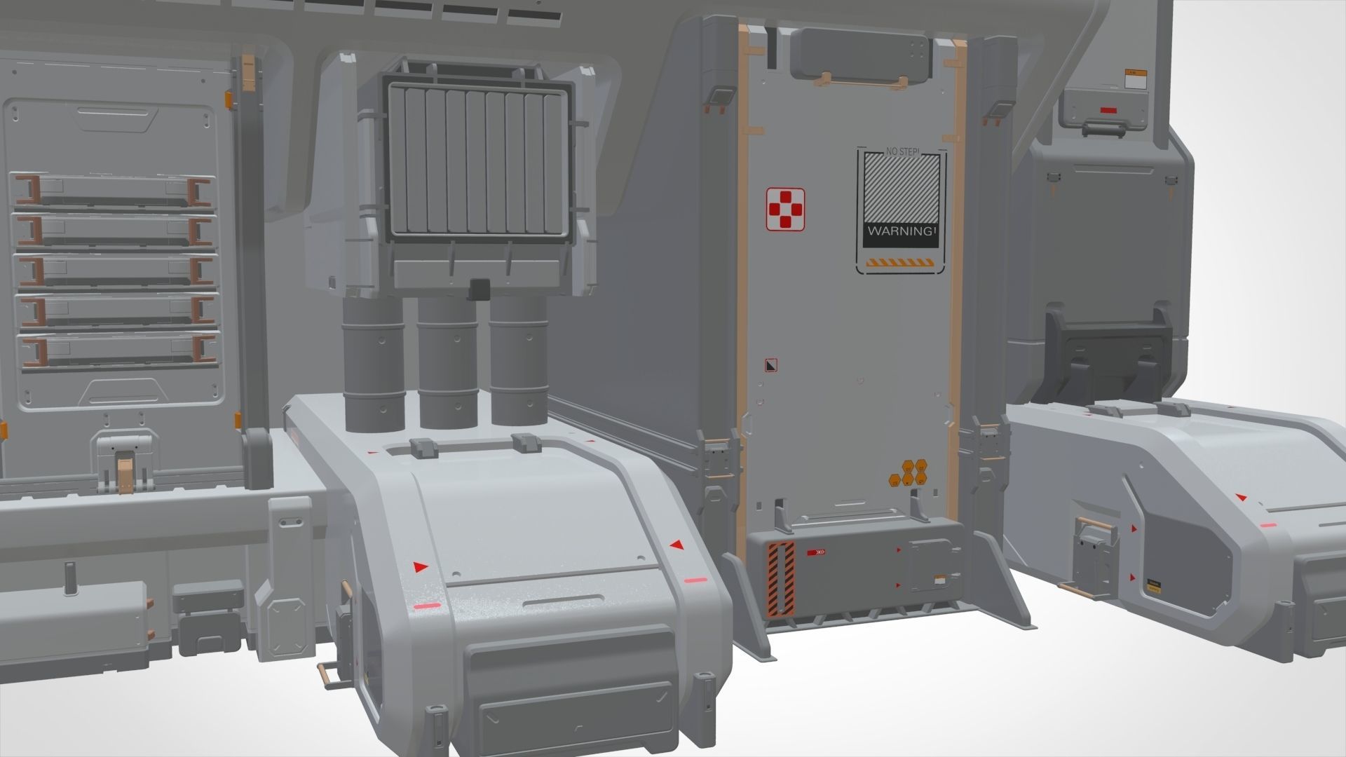 Sci Fi Modular Environment 3 3D model_14