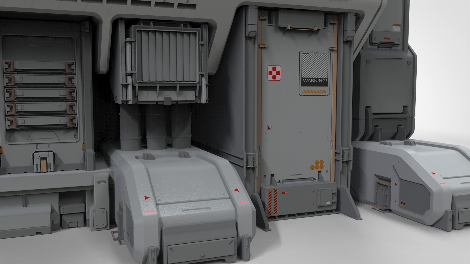 Sci Fi Modular Environment 3 3D model_13