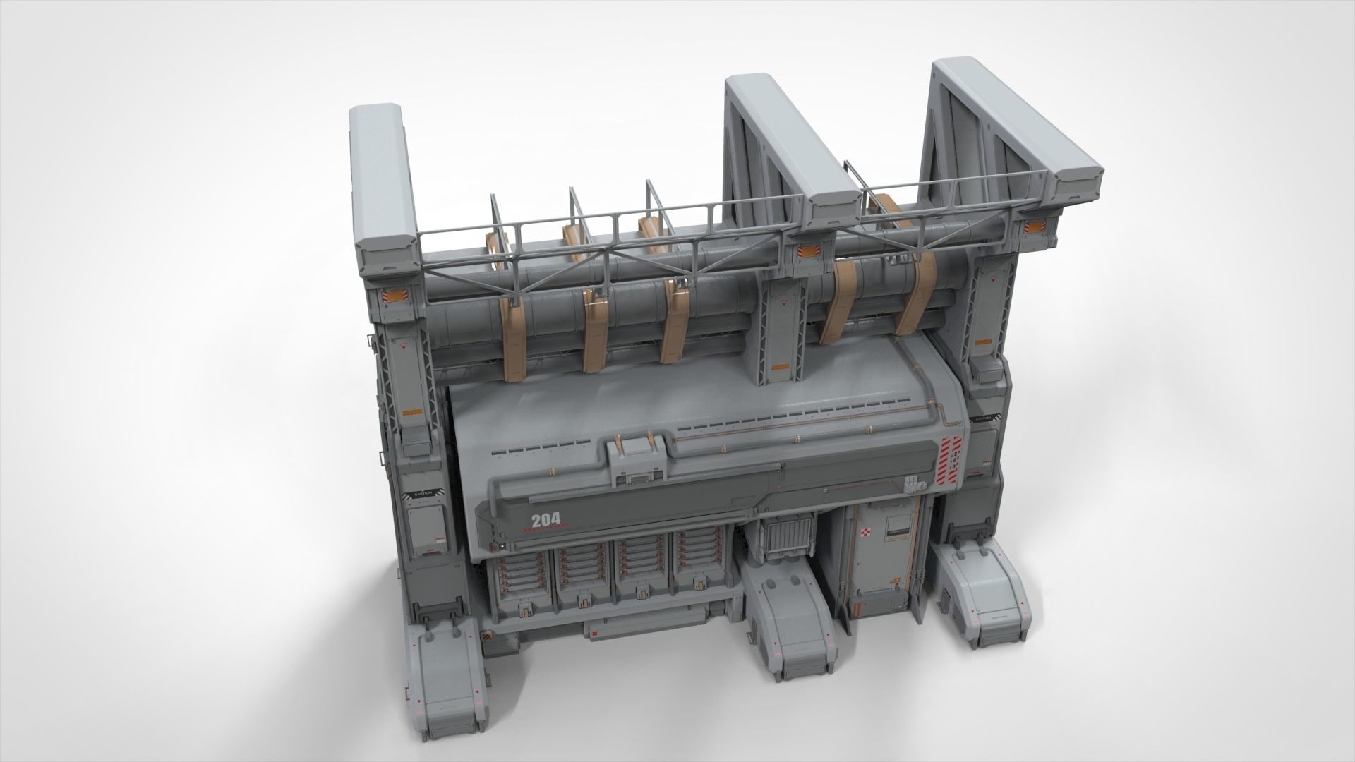Sci Fi Modular Environment 3 3D model_5