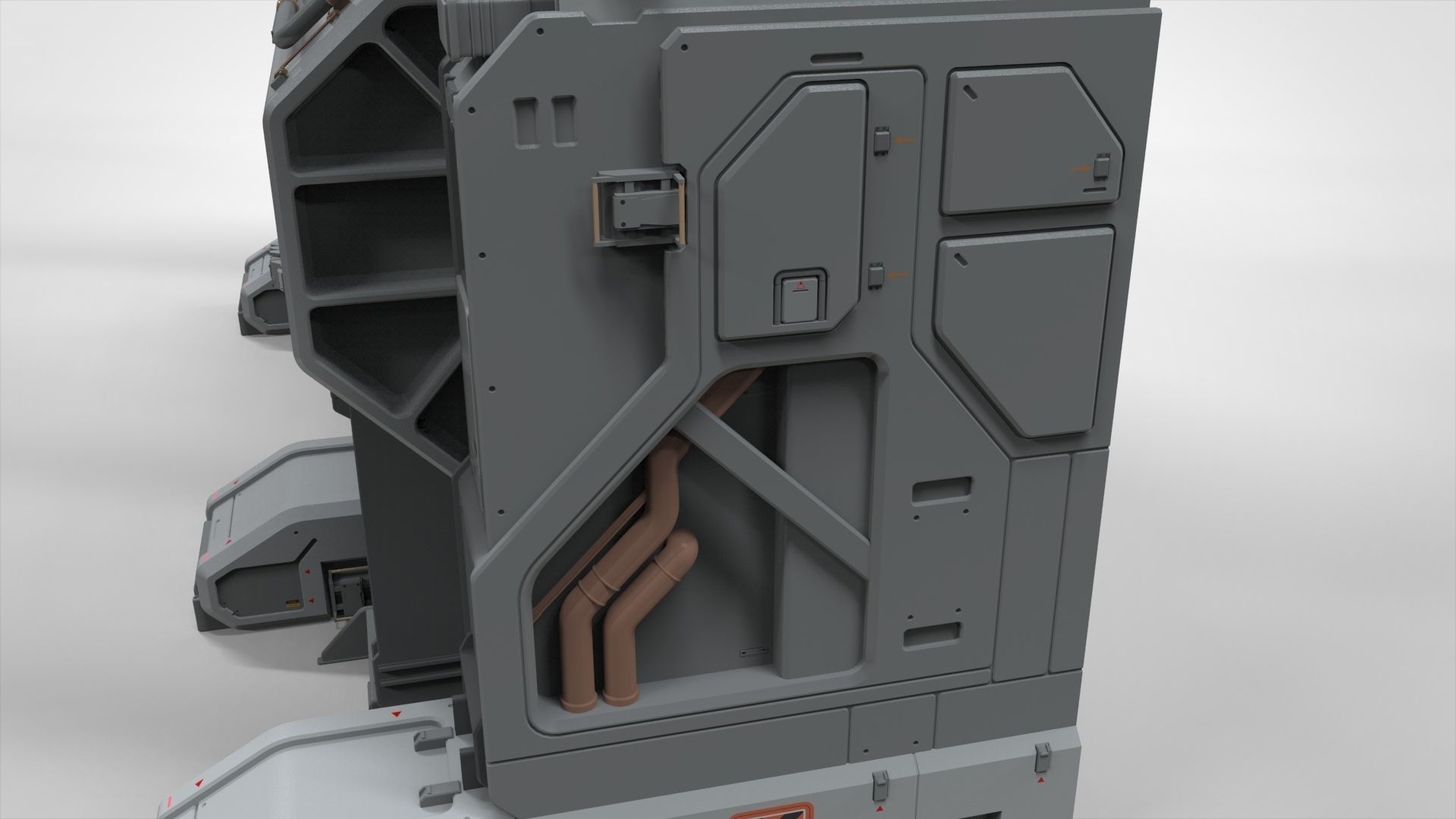 Sci Fi Modular Environment 3 3D model_17