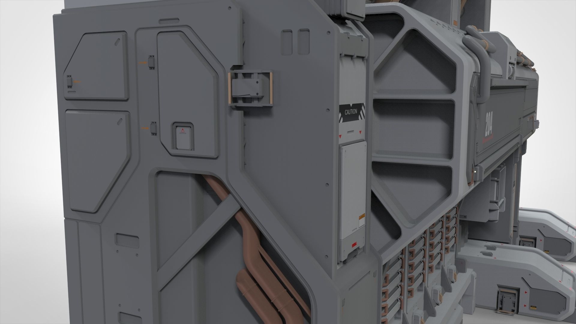 Sci Fi Modular Environment 3 3D model_8