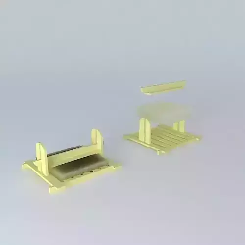 BAMBOO NAPKIN HOLDER Free 3D model