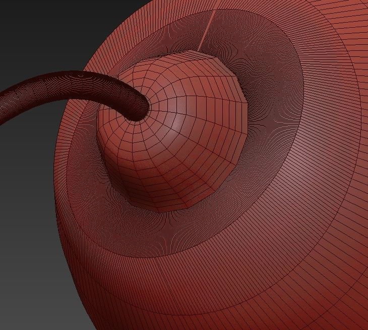 Lustra three light ceiling fixture with glass shades 3D model_6