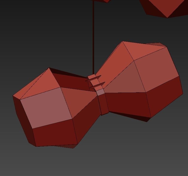 Turenne pendant light 3D model_11