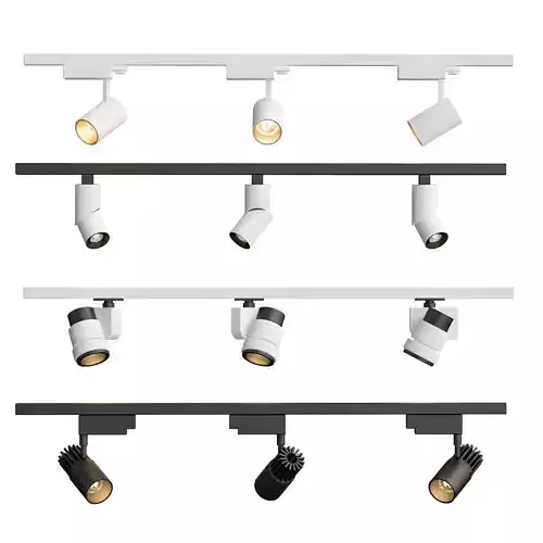 Brilliant four different track lights