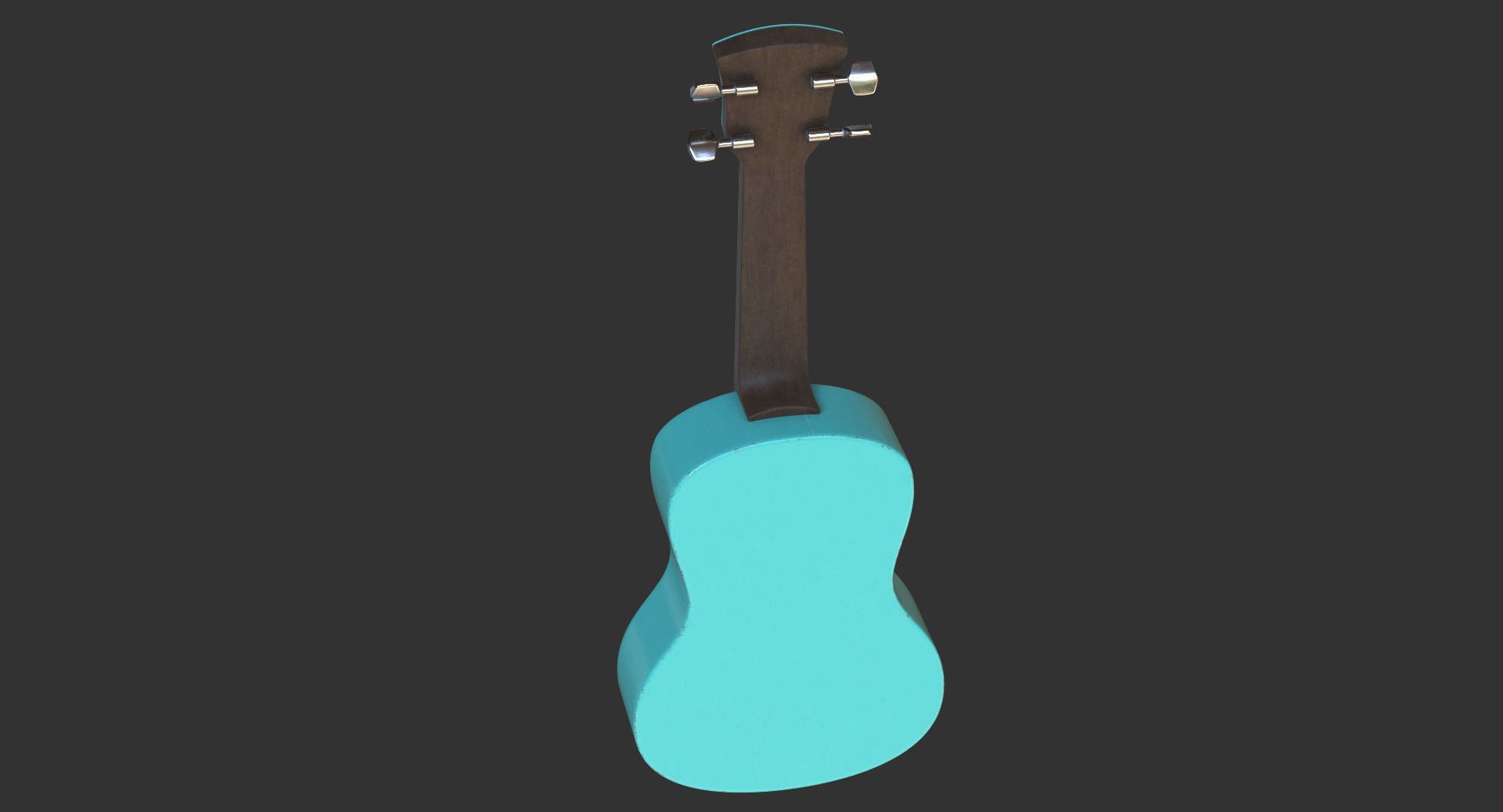 Cartoon Ukulele 3D model_5