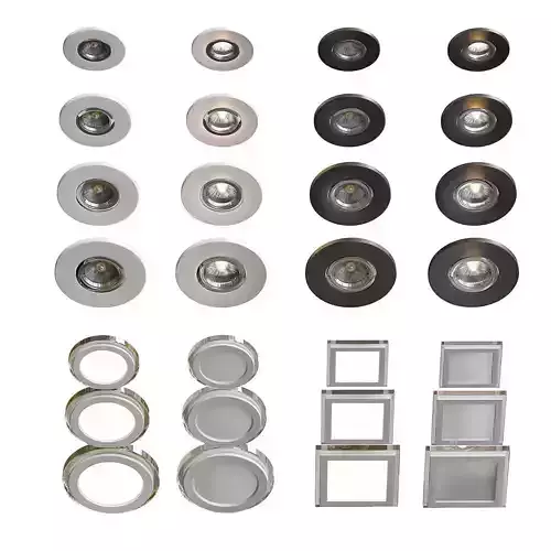 Delta types of recessed lighting fixtures