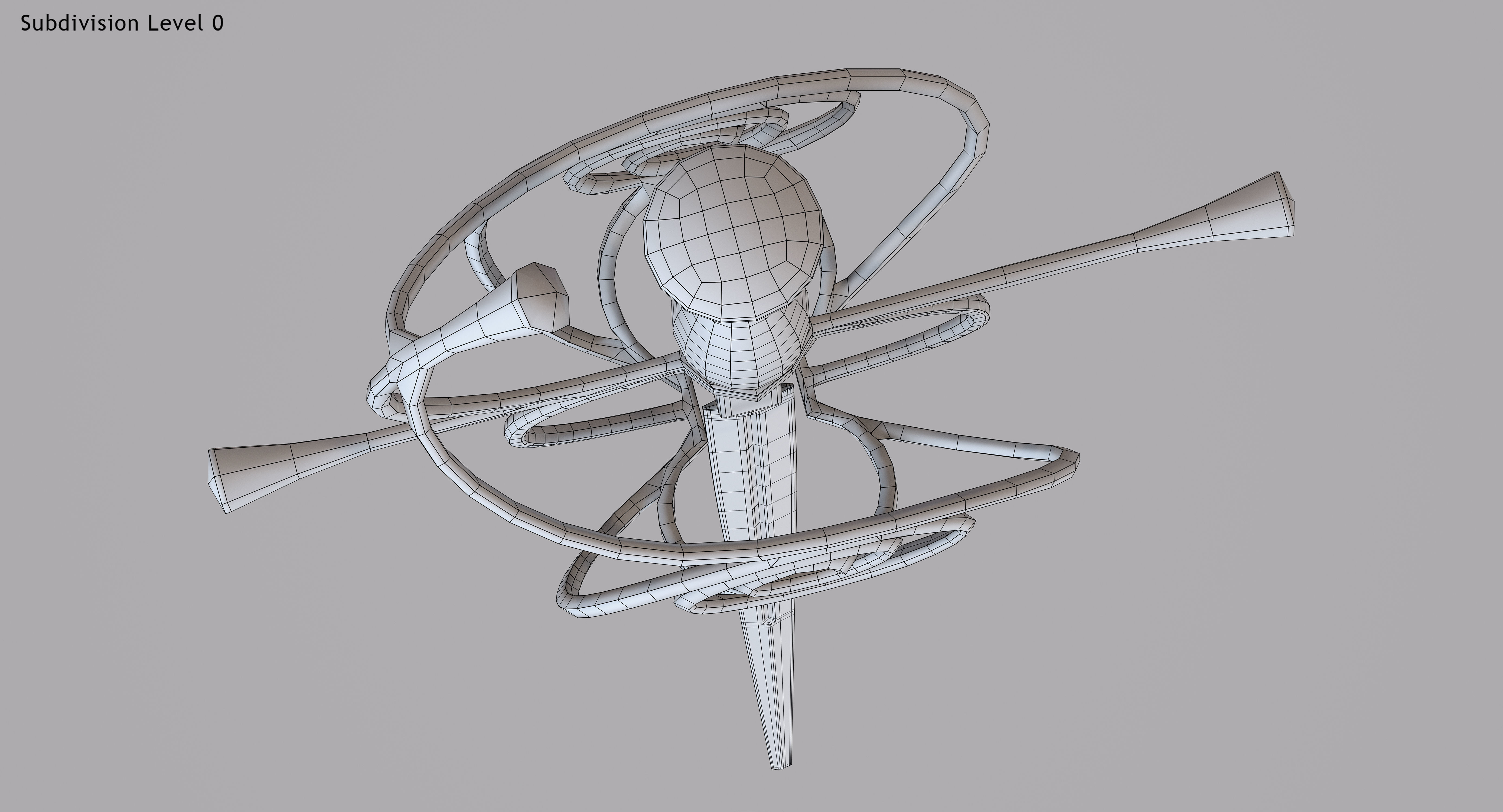 Rapier sword 3D model_12