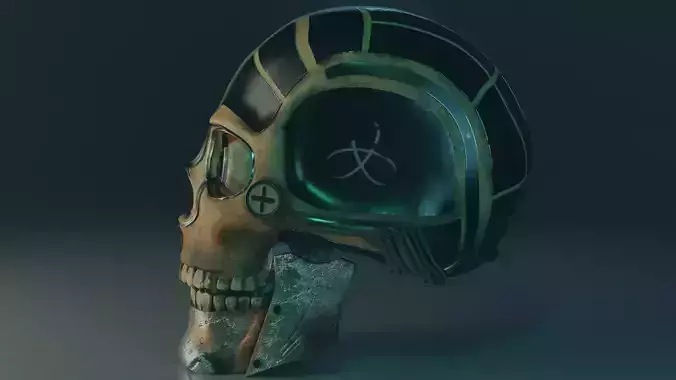 Sci-Fi Skull
