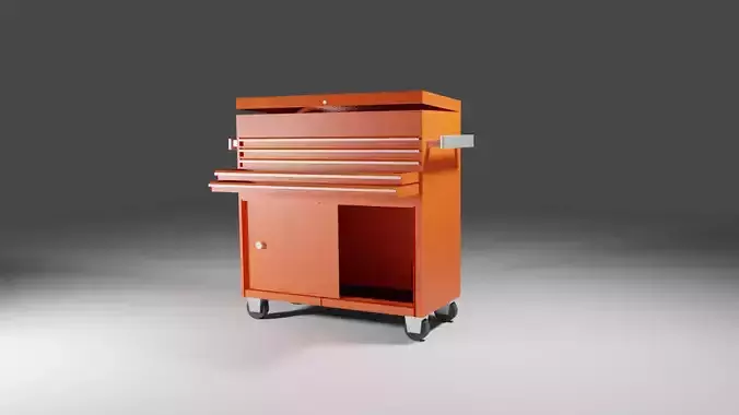 Tool Box Free low-poly 3D model