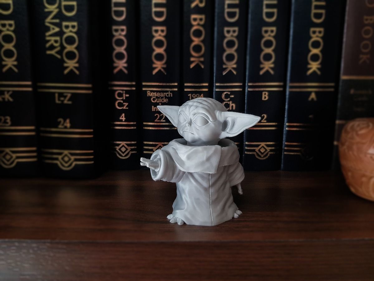 Baby yoda 3D print model_10