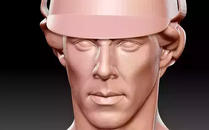 Sherlock Holmes Benedict Cumberbatch bust 3D print model