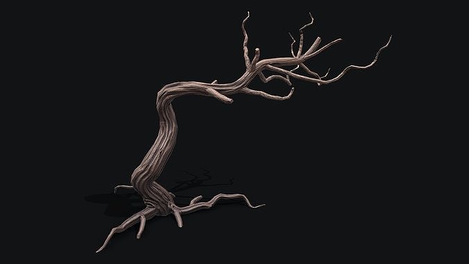 Dead tree 1 pbr  Low-poly 3D model