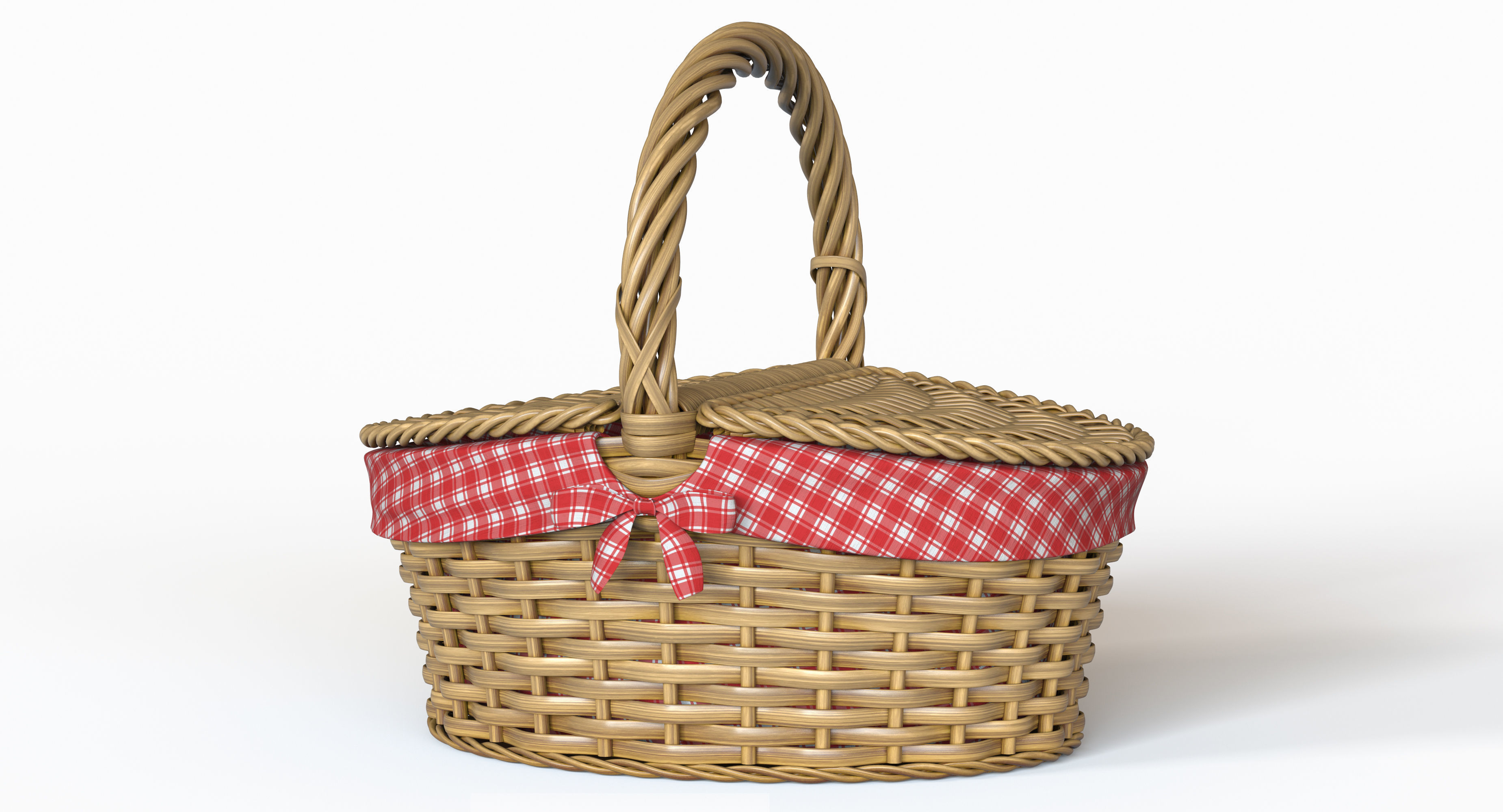 Picnic Basket 3D model_1