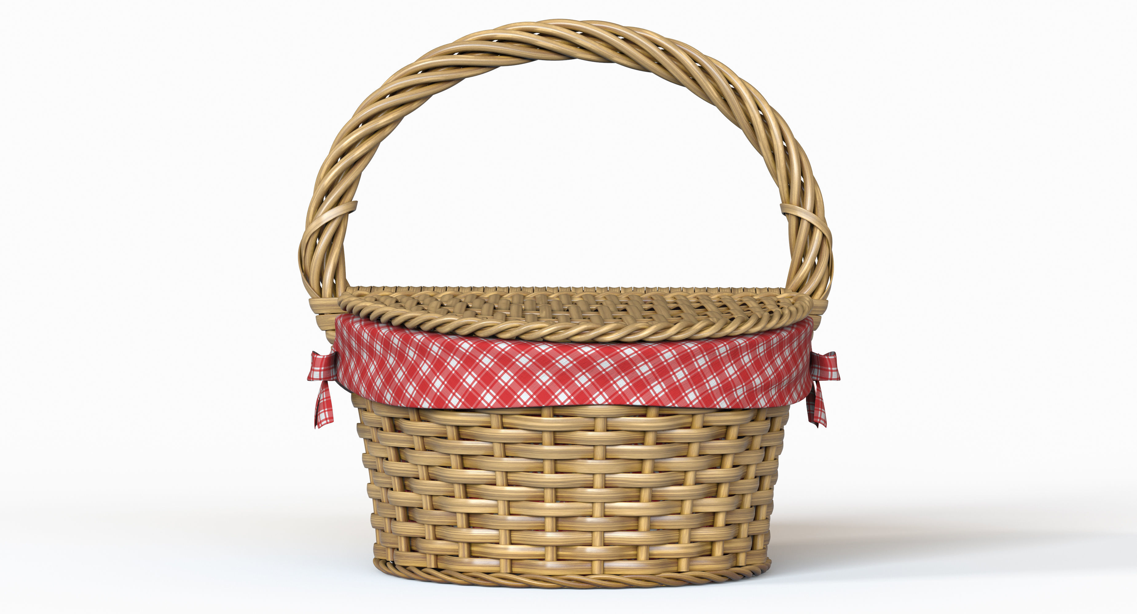 Picnic Basket 3D model_2