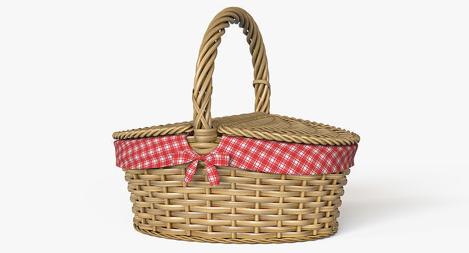 Picnic Basket 3D model