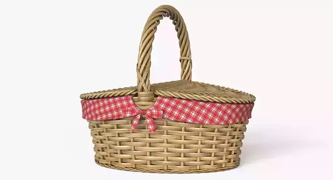 Picnic Basket 3D model
