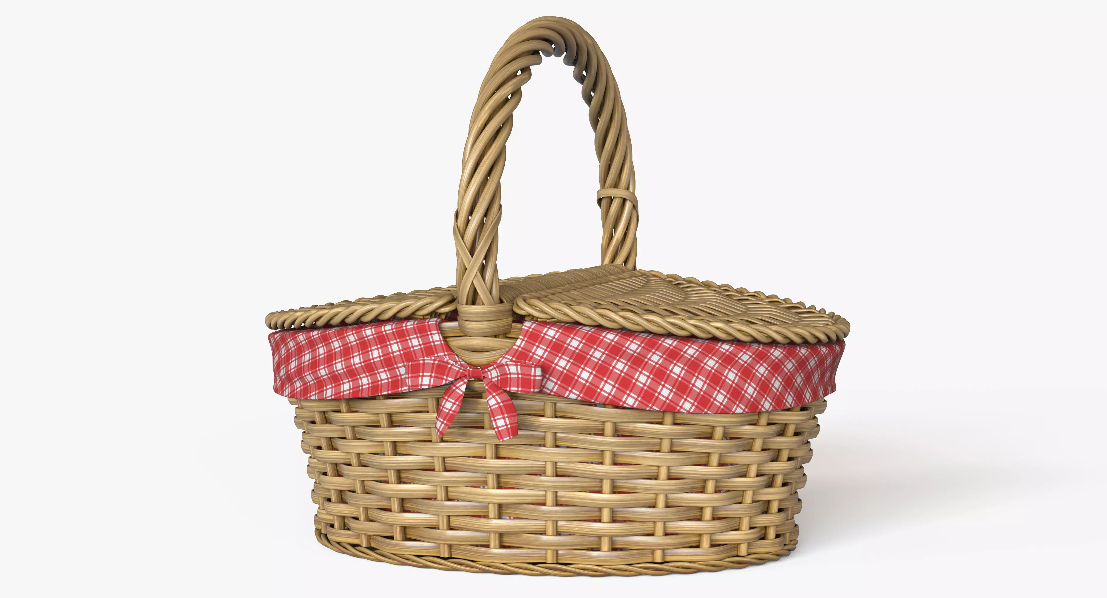 Picnic Basket 3D model_0