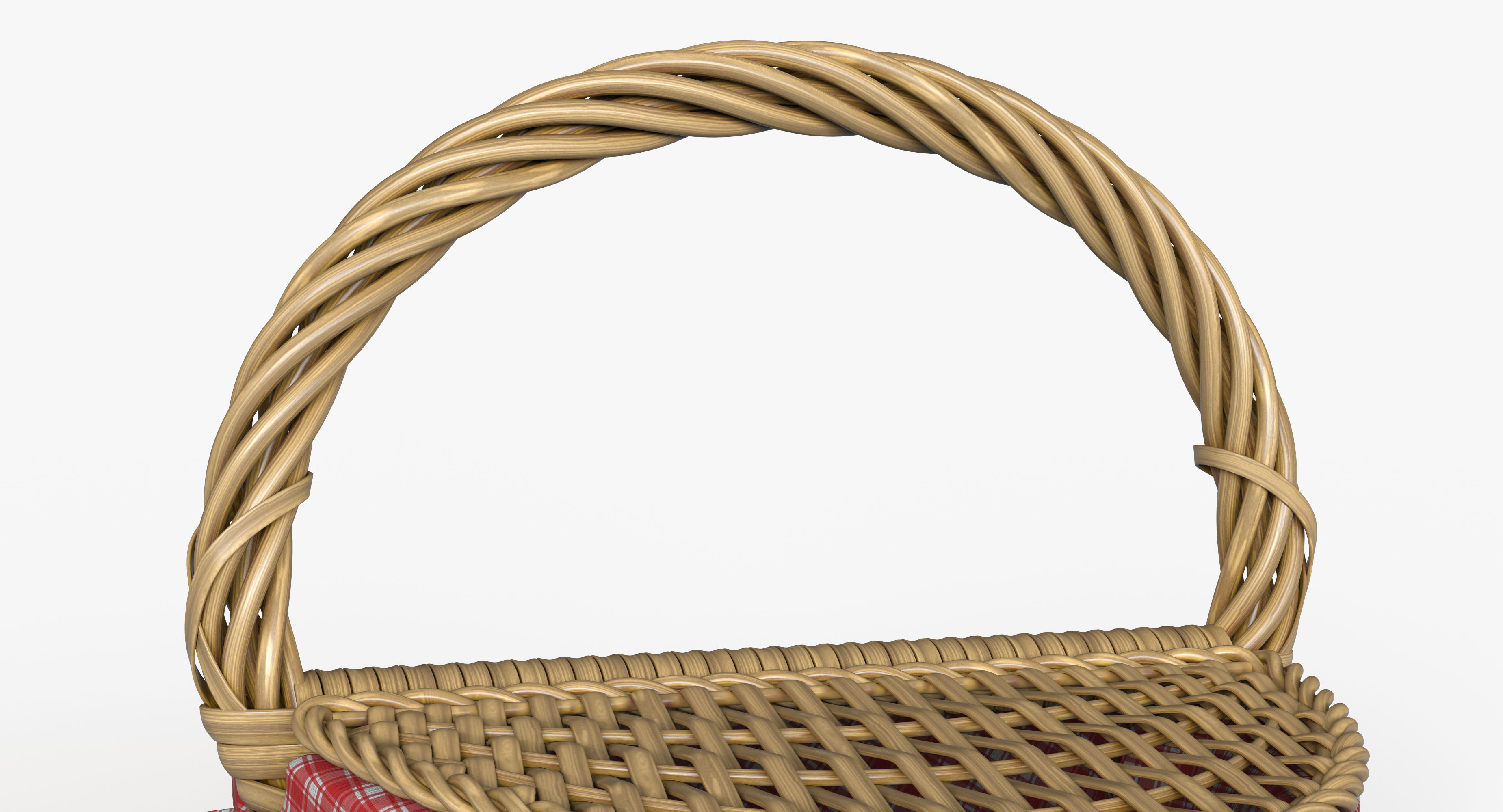 Picnic Basket 3D model_5