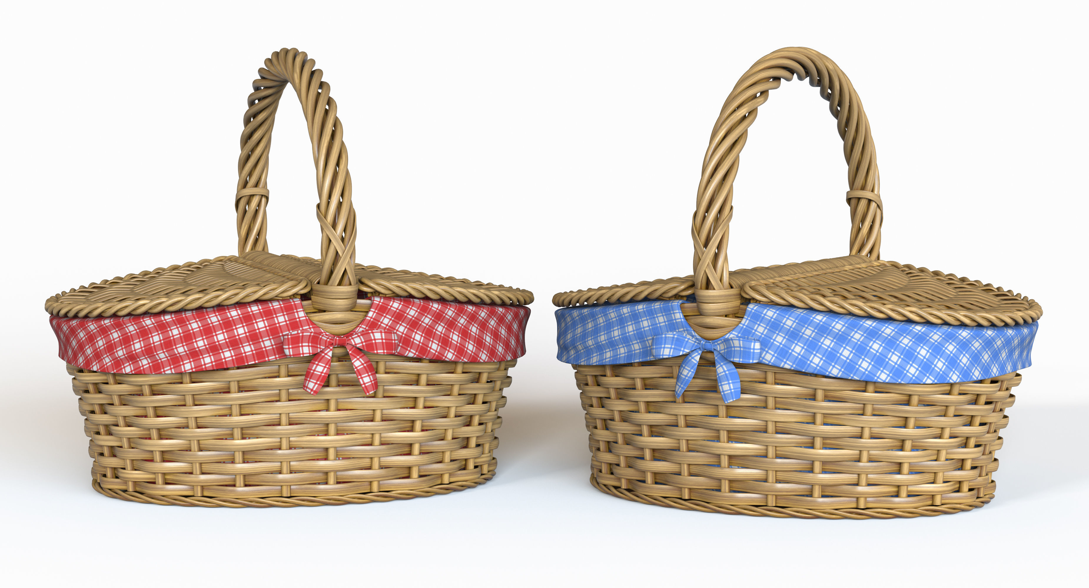 Picnic Basket 3D model_9