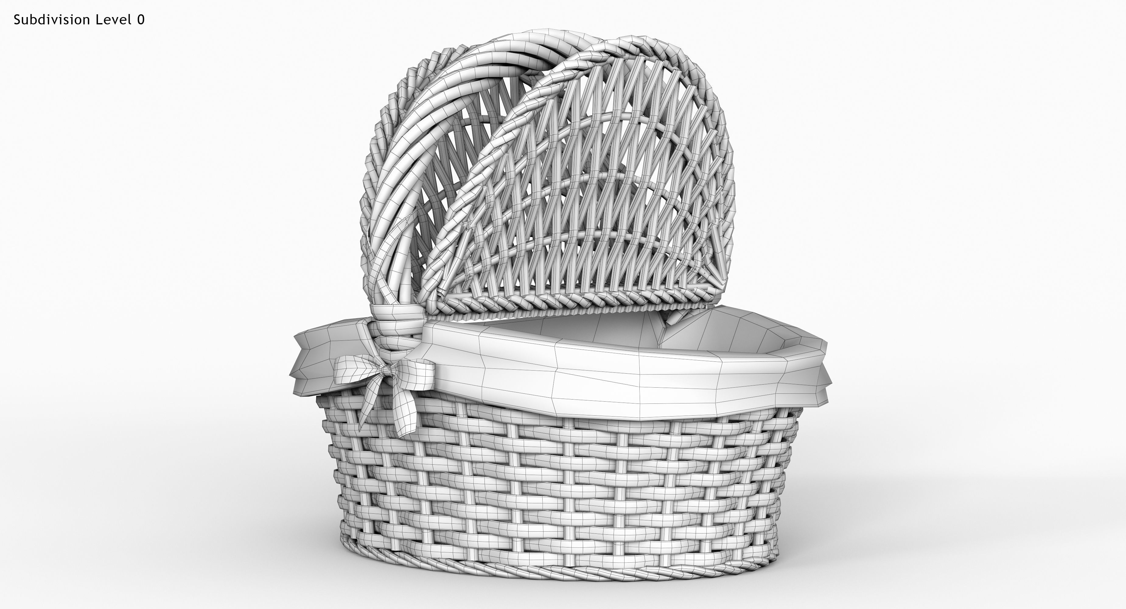 Picnic Basket 3D model_22
