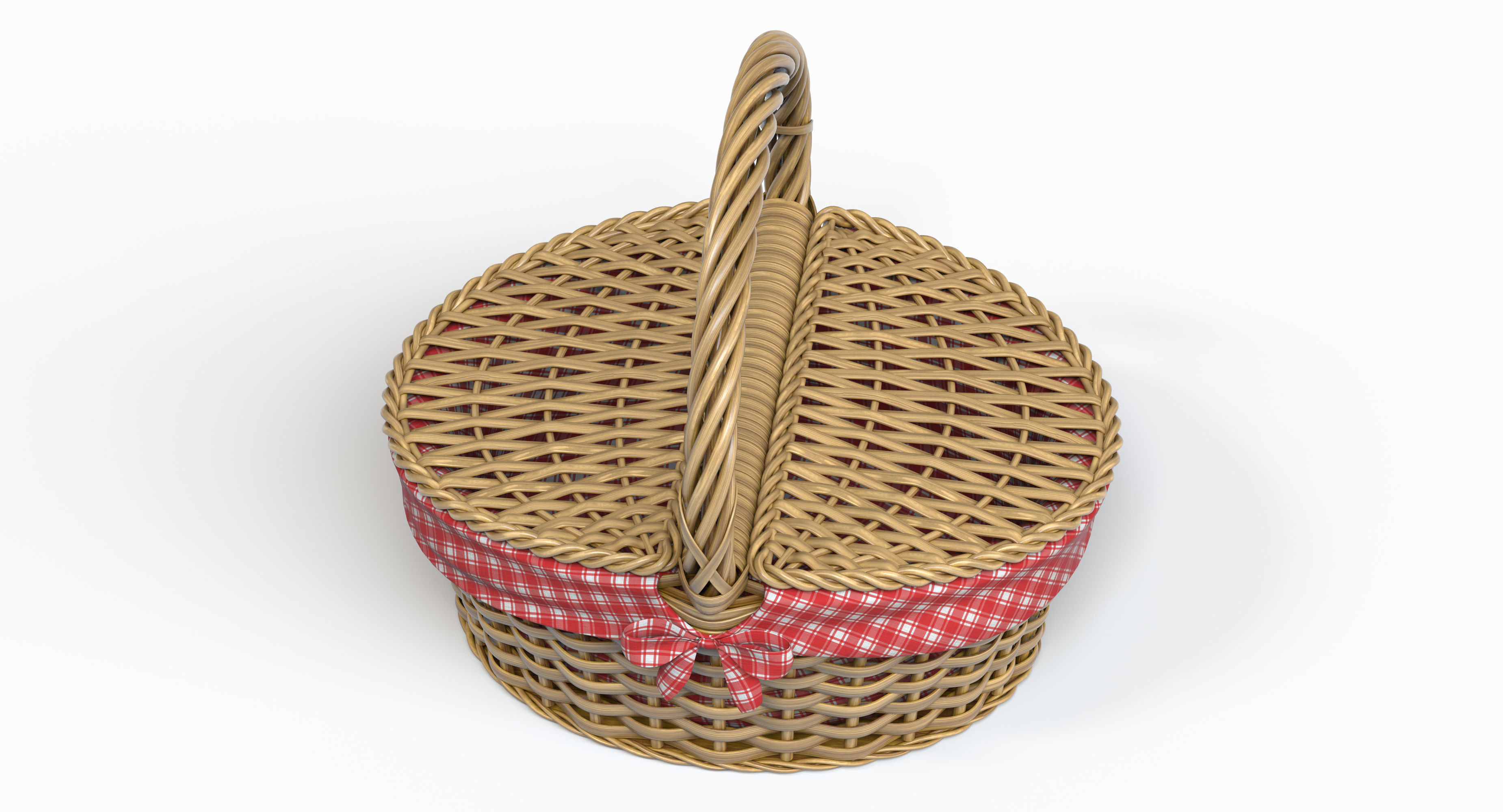 Picnic Basket 3D model_3