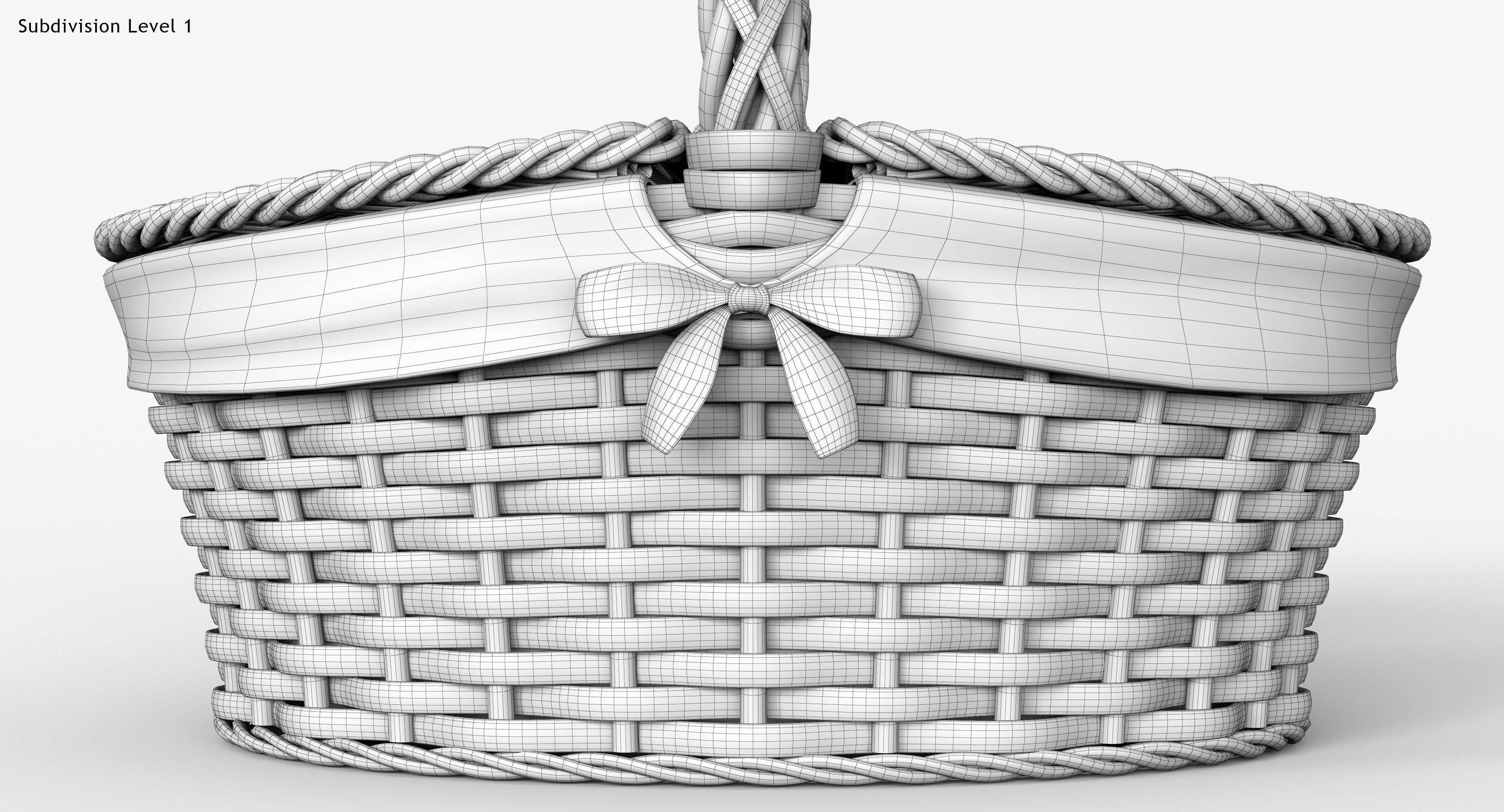 Picnic Basket 3D model_17
