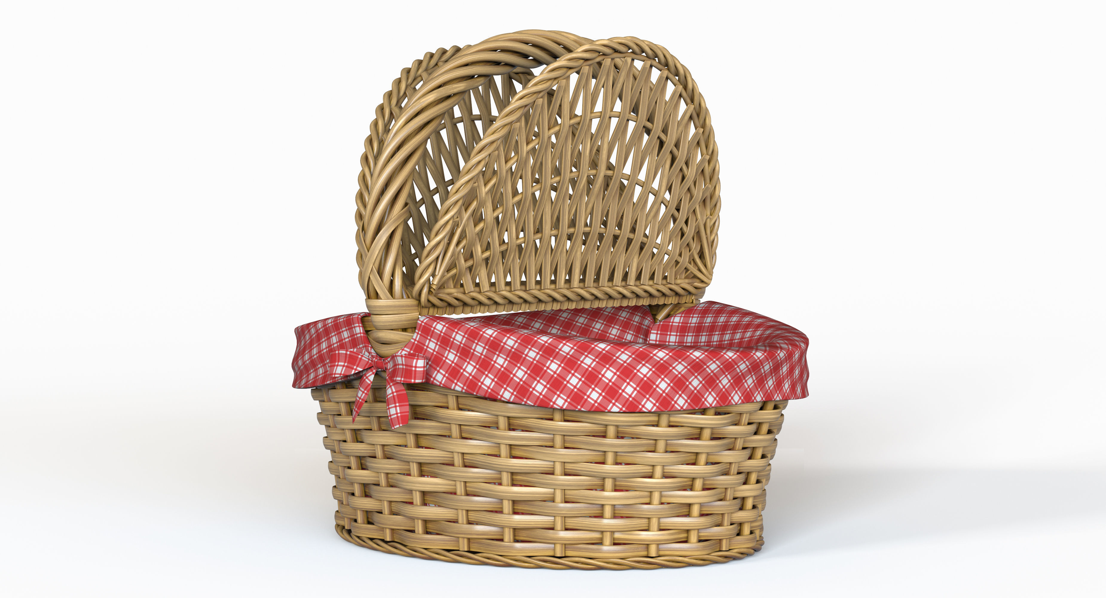 Picnic Basket 3D model_7