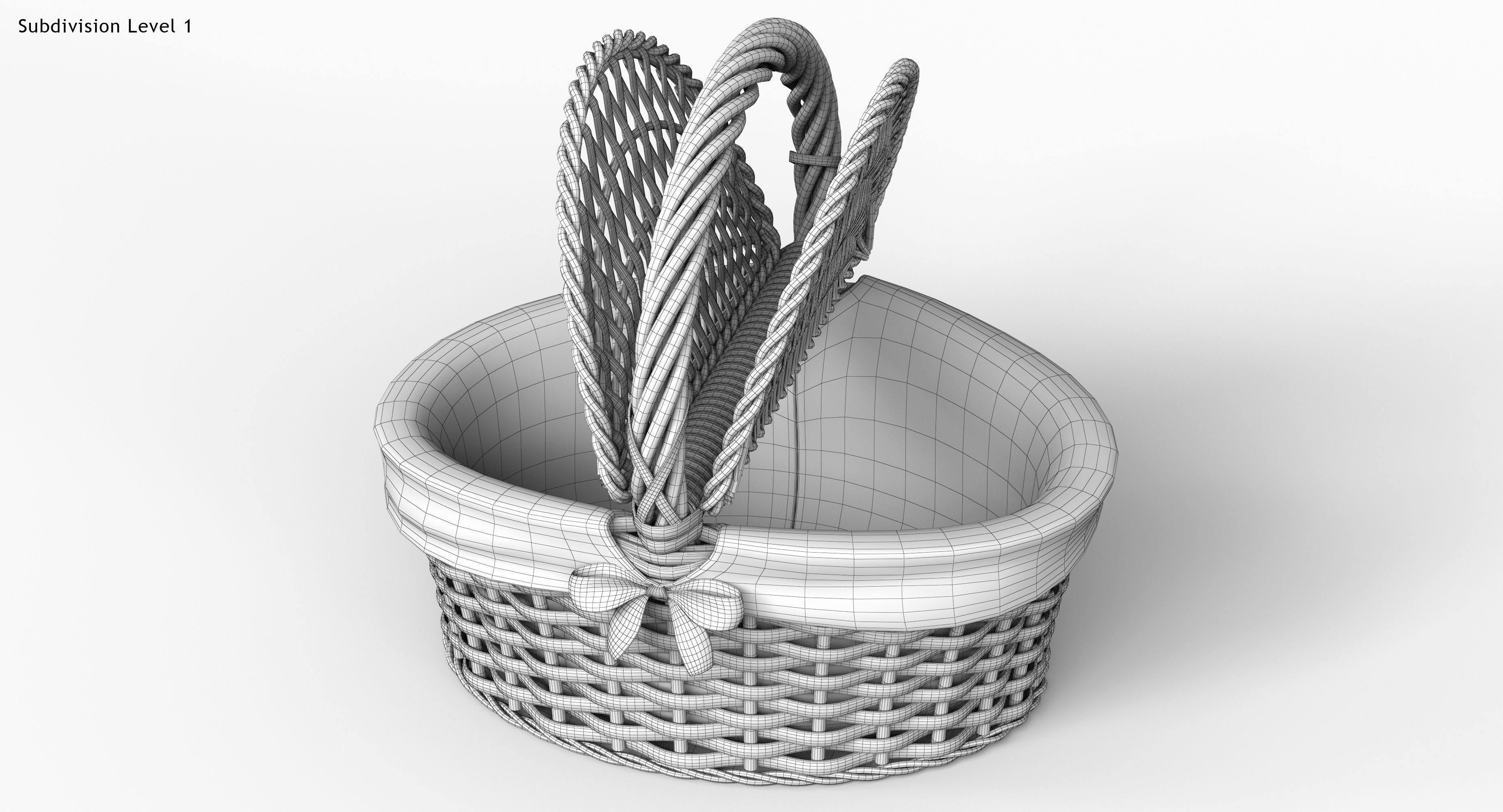 Picnic Basket 3D model_21