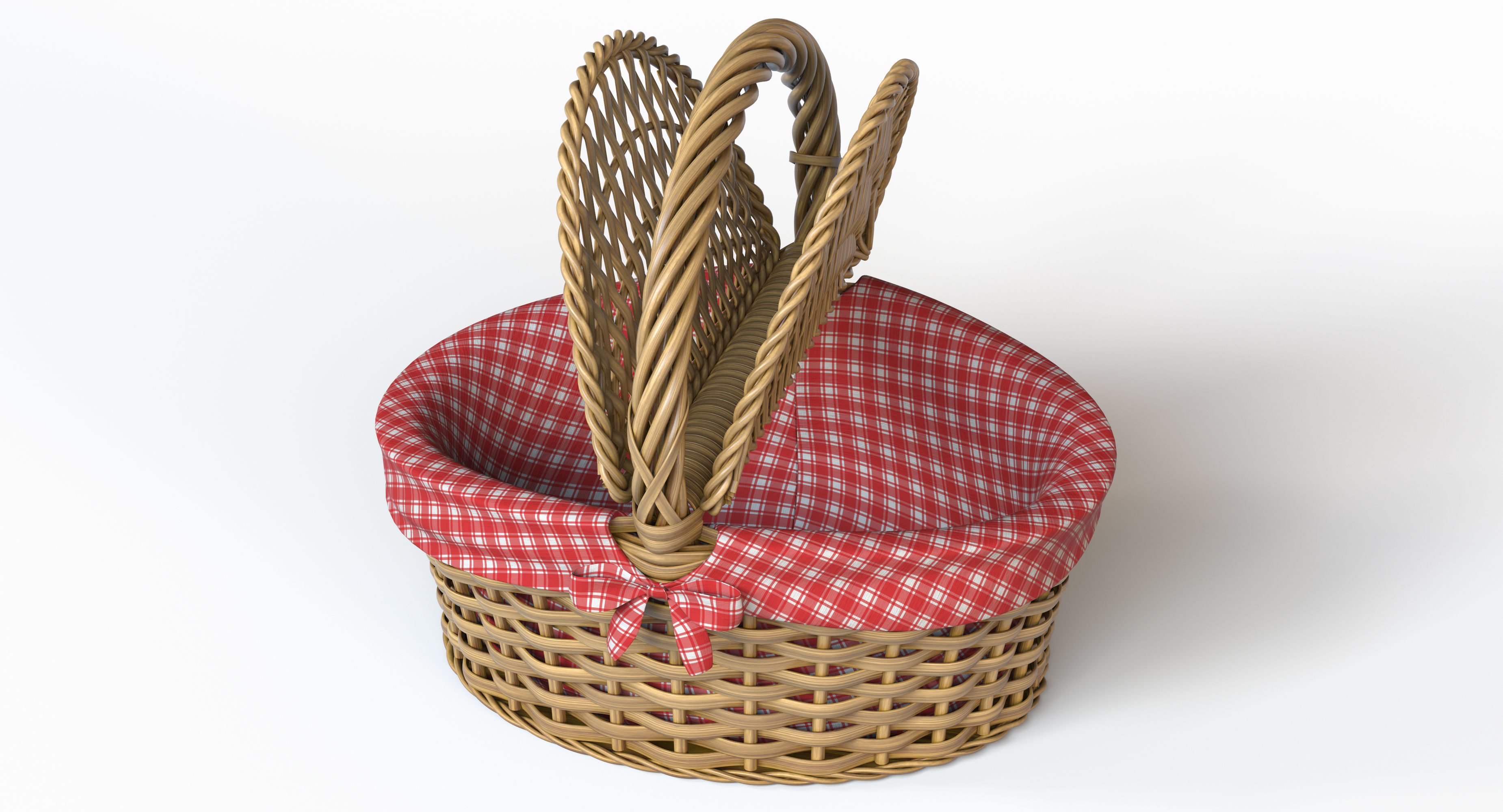 Picnic Basket 3D model_6