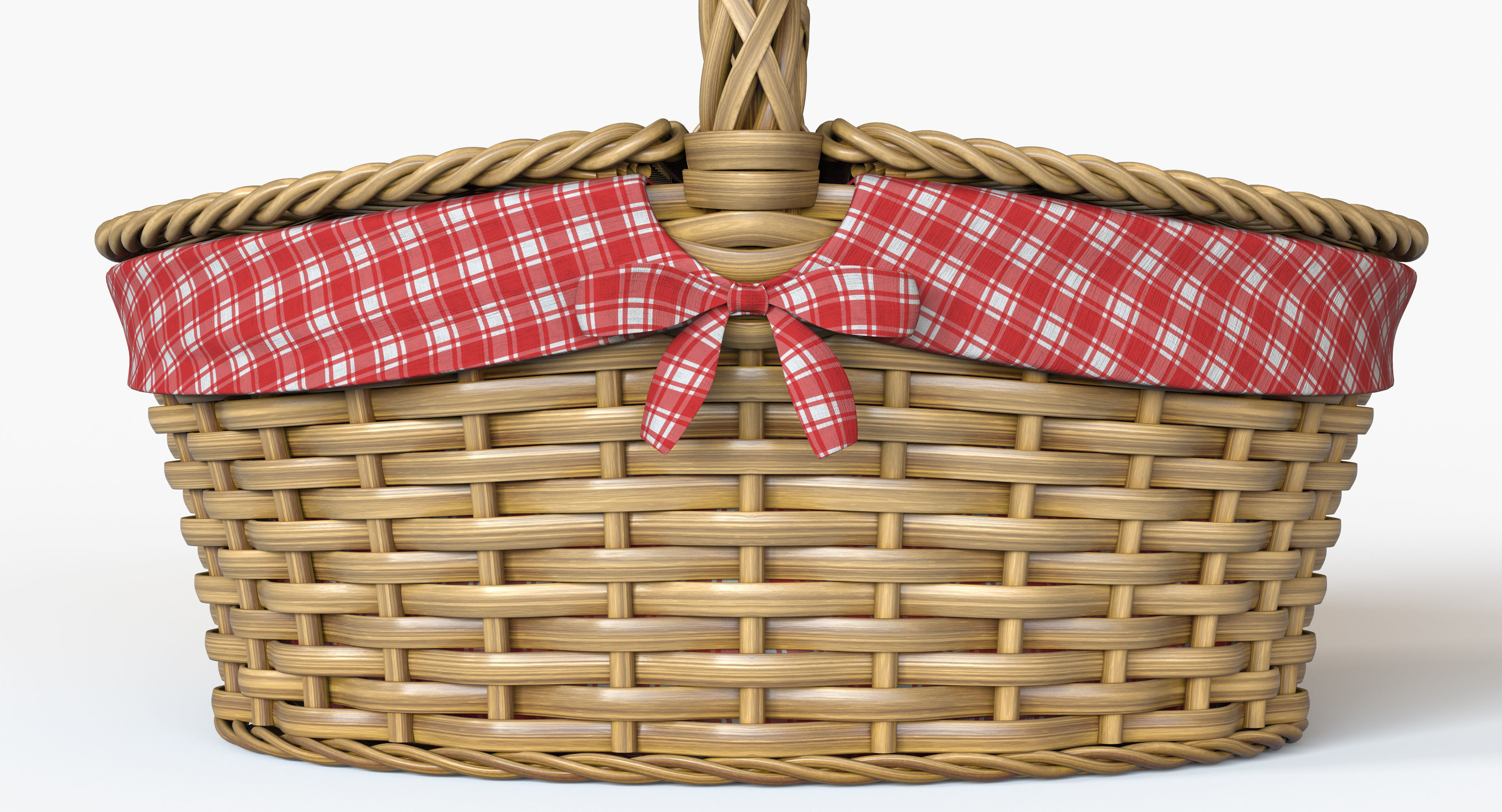 Picnic Basket 3D model_4