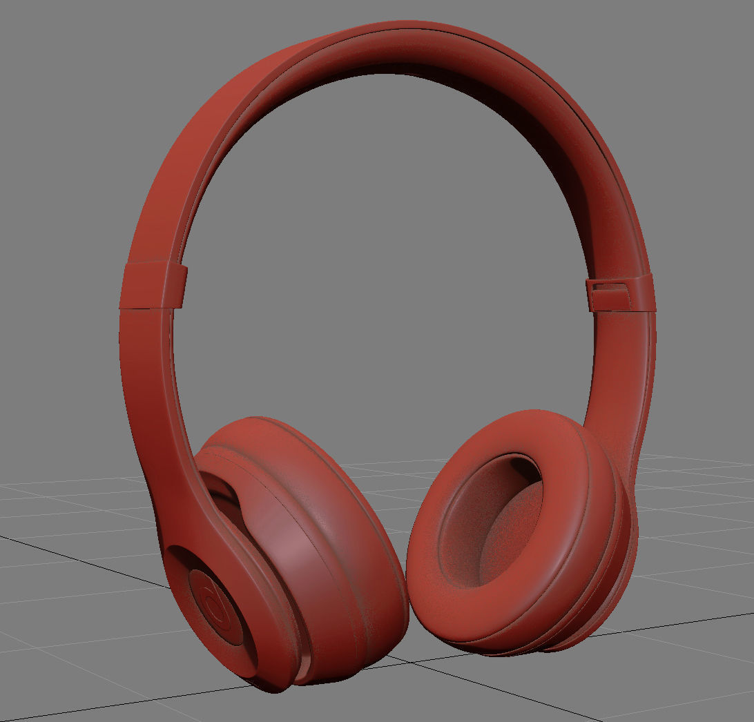 Solo3 Wireless Headphones 3D model_6