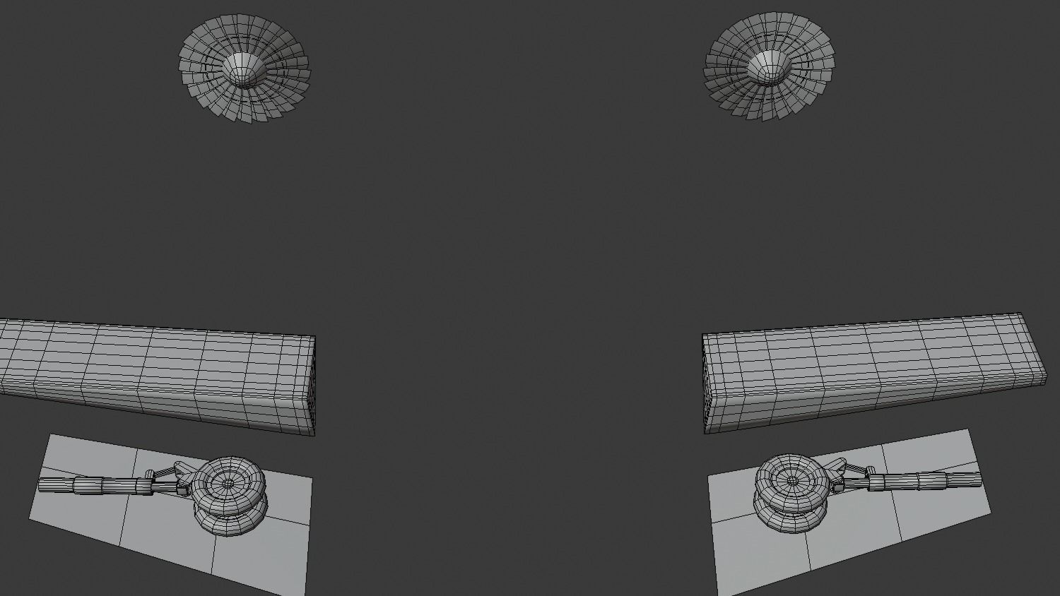 private jet black 3D model_14