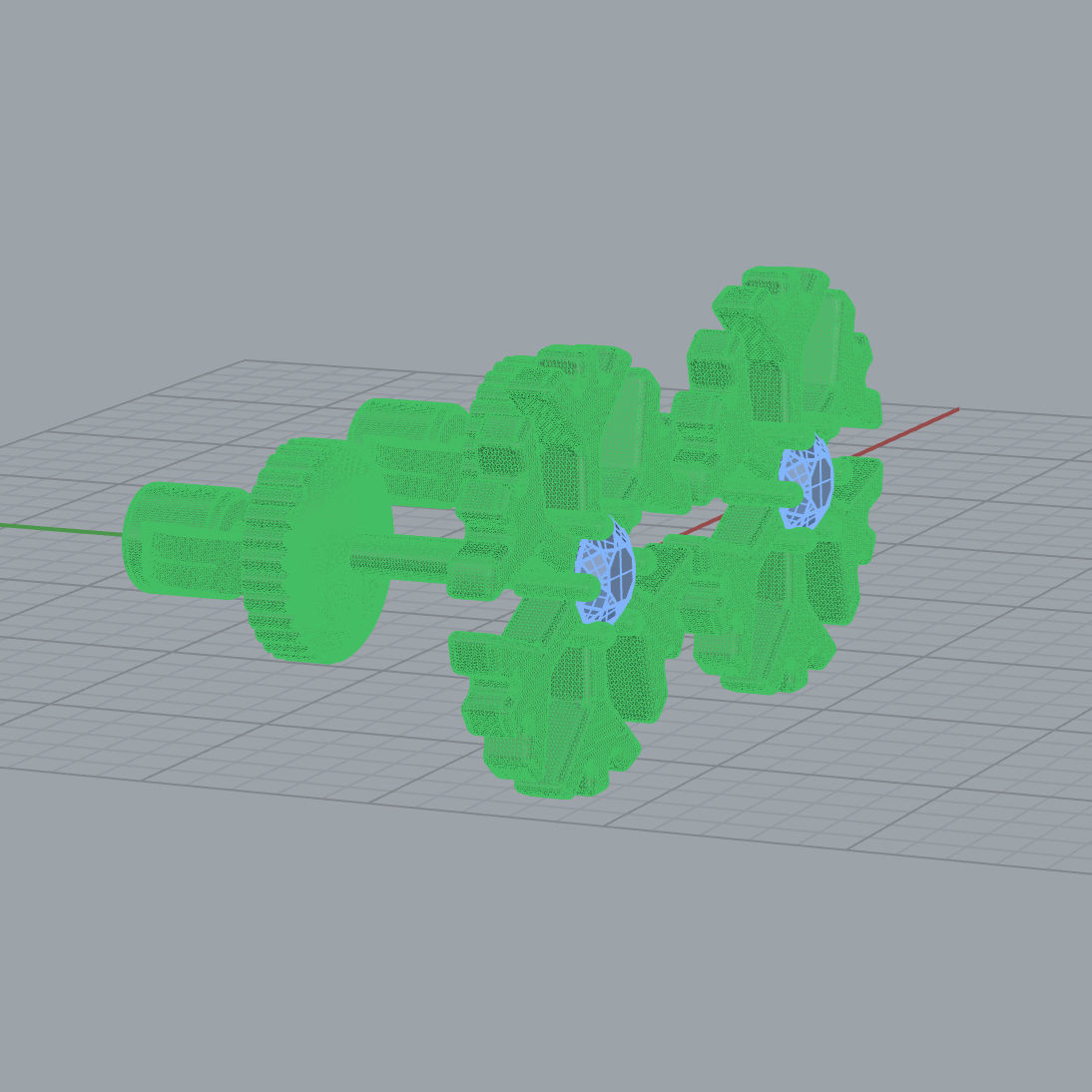 Snowflake new year Christmas diamond earrings 3D print model 3D print model_14