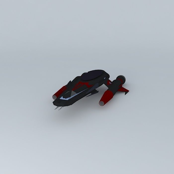 Darkstar Class Stealth Recon EW277 3D model_1
